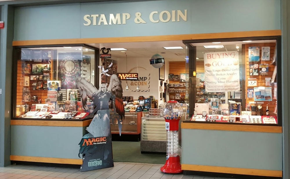 Stamp & Coin located inside the Northlake Mall.