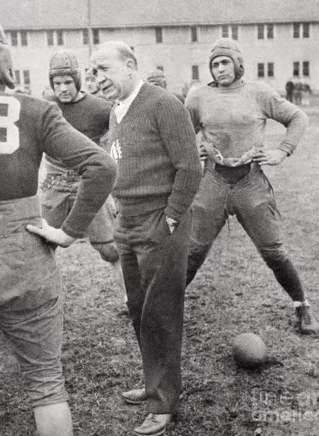 Legendary Notre Dame coach, Knute Rockne.