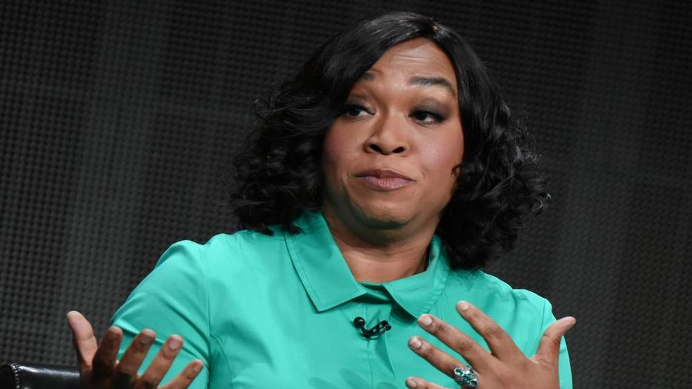 Creator/executive producer Shonda Rhimes speaks onstage during the “Grey’s Anatomy,” “Scandal,” “How to Get Away with Murder” panel at the Disney/ABC Summer TCA Tour held at the Beverly Hilton Hotel on Aug. 4 in Beverly Hills, Calif. Richard Shotwell Invision/AP