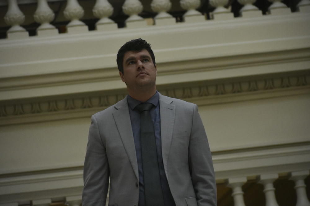  Cole Muzio is a common fixture at the Georgia Capitol, where he supports conservative Christian causes, but the SPLC says he needs to register as a lobbyist before he tries to influence lawmakers. Ross Williams/Georgia Recorder