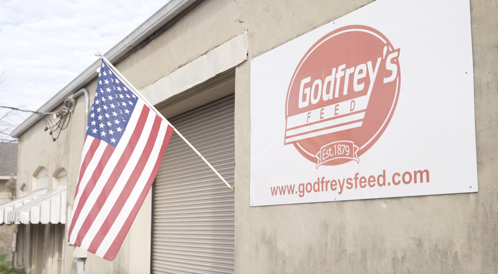 Godfrey's Feed Sign