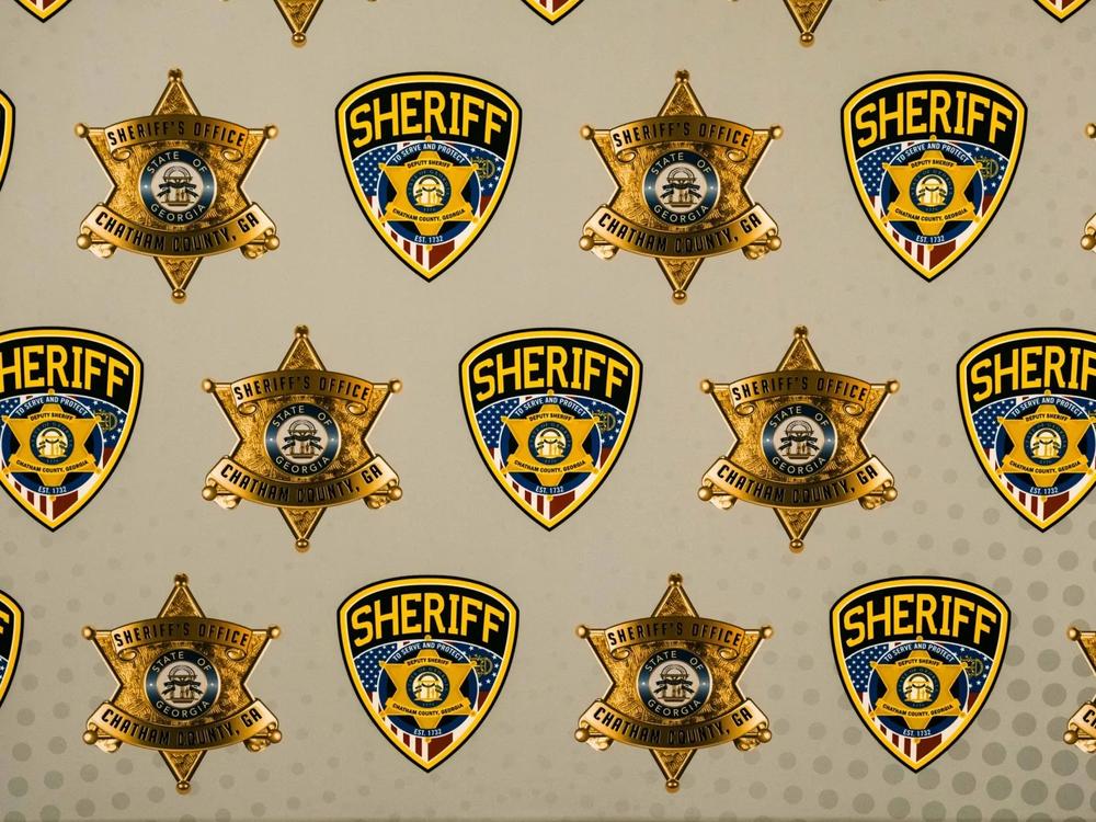 Chatham County Sheriff badge and logo on Oct. 19, 2023. Credit: Justin Taylor/The Current