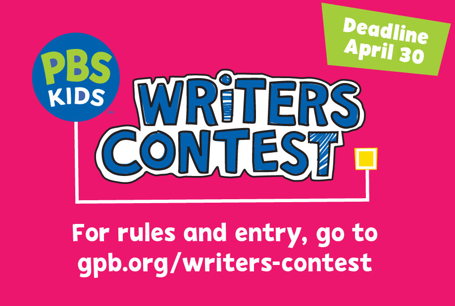 GPB's PBS KIDS Writers Contest opens January 13th and closes April 30th, 2025