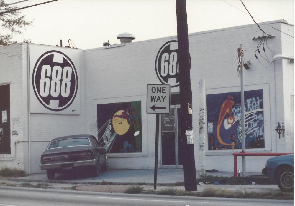 Atlanta's 688 club was a popular venue on Spring Street which featured alternative rock and punk bands and closed in 1986.