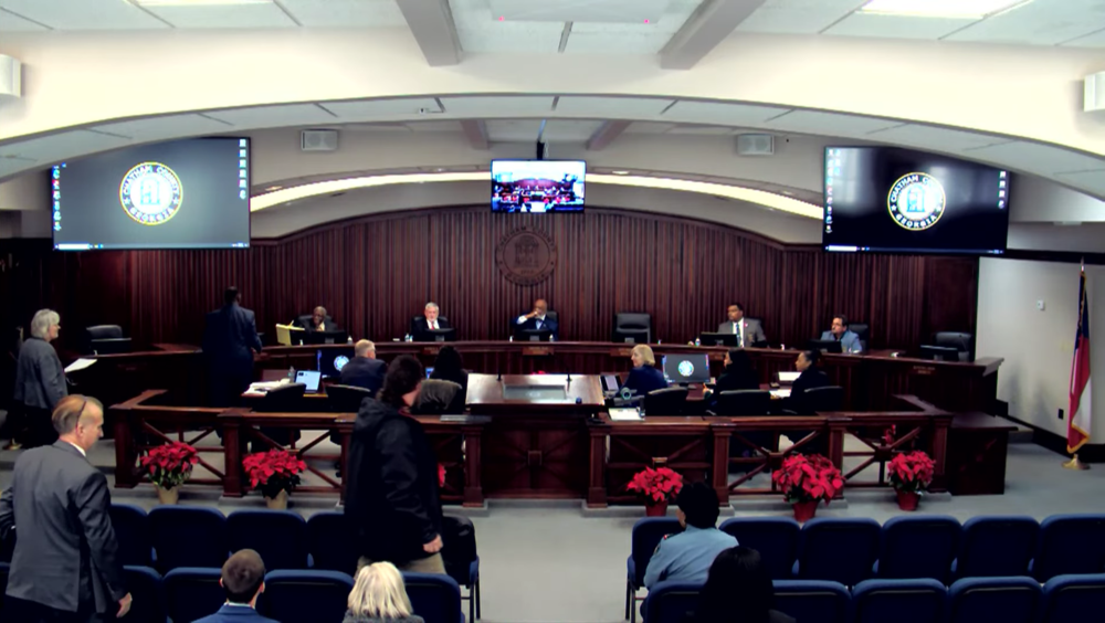 Chatham County Commission meeting on Friday, Dec. 6.