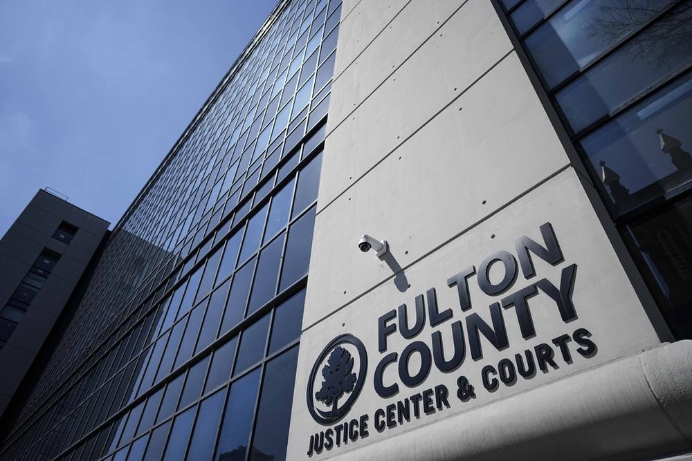 The Fulton County Superior Courthouse is seen, Thursday, March 14, 2024, in Atlanta. 