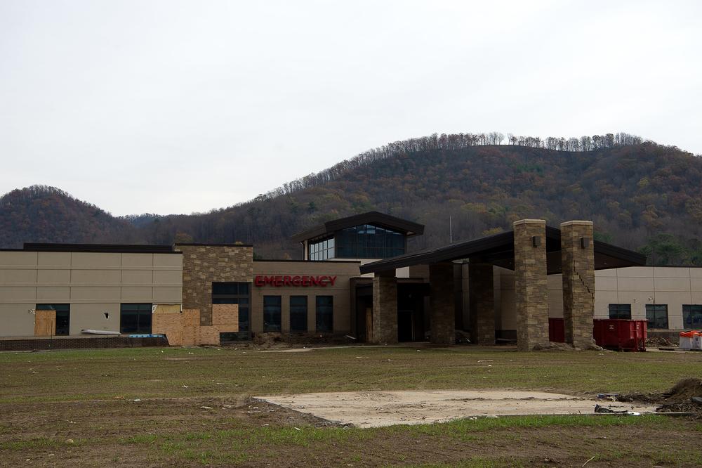 Unicoi County Hospital in Erwin, Tennessee. (MADDY ALEWINE FOR KFF HEALTH NEWS)