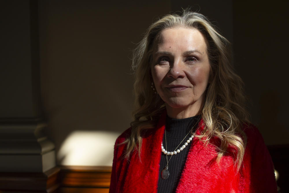 Cammie Wolf Rice, founder of CWC Alliance, at the Georgia Capitol on Dec. 20, 2024.