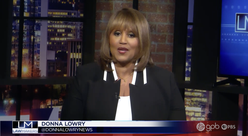 GPB's Lawmakers host Donna Lowry. (Screenshot)