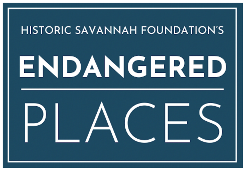 Endangered Places graphic from Historic Savannah Foundation