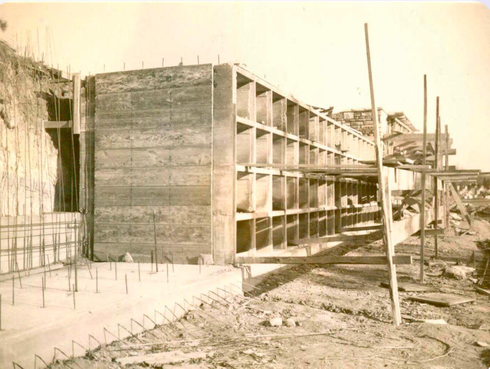 Construction on the Westview Cemetery Grounds