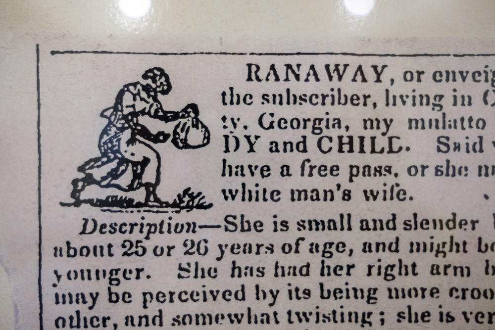 The iconography of runaway slave ads was consistent from newspaper to newspaper and from town to town. 