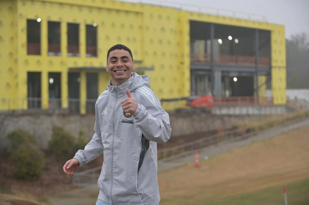 Atlanta United and Miguel Almiron are all smiles at the end of the preseason. Atlanta did not lose a preseason match and will host the season opener against CF Montreal on Saturday, Feb. 22. Photo by Kerri Phox/The Atlanta Voice