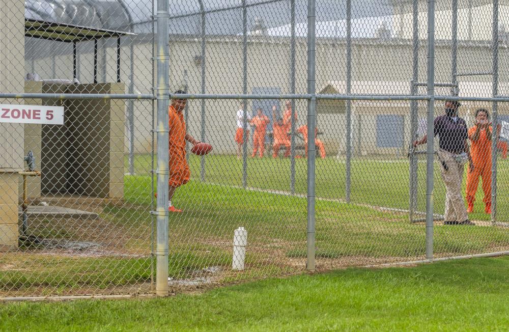 The Irwin County Detention Center in Ocilla, Ga. in 2020 when the county jail was both a county jail and an immigration detention center. 