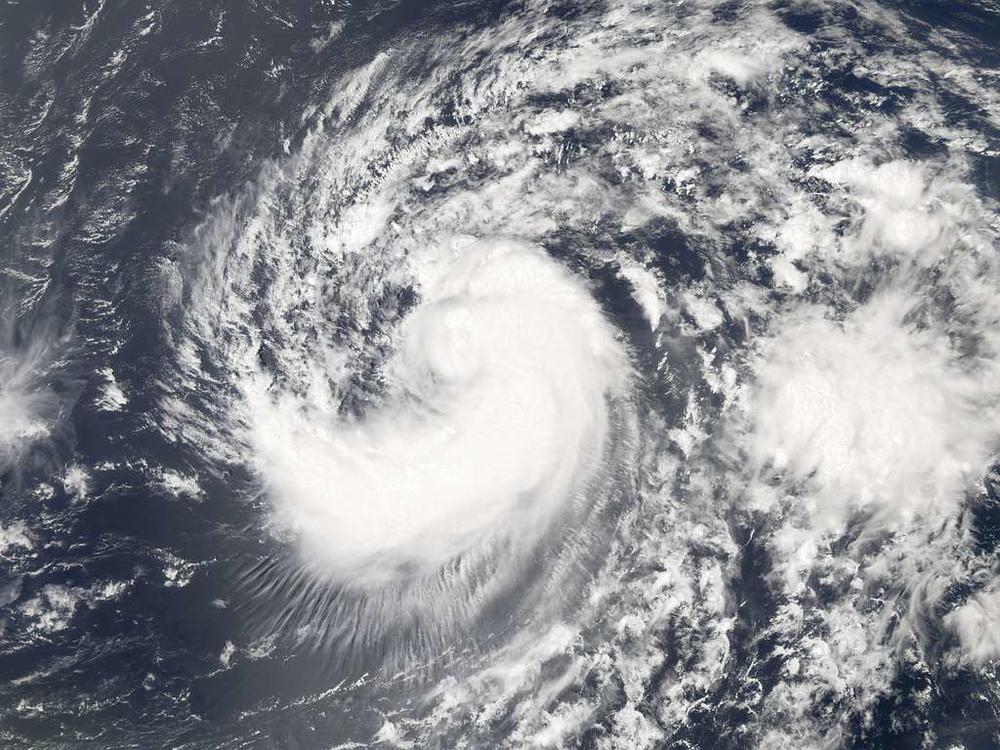 Hurricane Helene at peak intensity