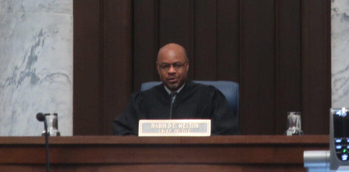 Georgia Supreme Court Chief Justice Harold Melton announced in 2021 that he was entering private practice after spending 16 years with the state’s highest court. Stanley Dunlap/Georgia Recorder