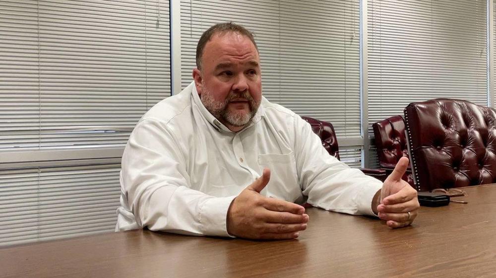 United to End Homelessness executive director Jake Hall speaks to The Telegraph on Tuesday, Feb. 11, 2025, in Macon, Georgia. Hall sees addressing homelessness in Macon and Middle Georgia as a collaborative approach between government and local non-profits. Katie Tucker/The Telegraph  