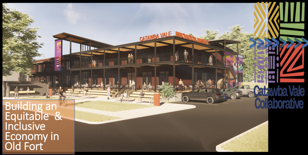 Digital rendering of the Catawba Vale Innovation Market