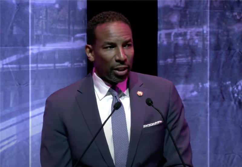 Atlanta Mayor Andre Dickens gave his fourth State of the City Business Address February 25, 2025 focused on how the city is addressing the housing crisis.