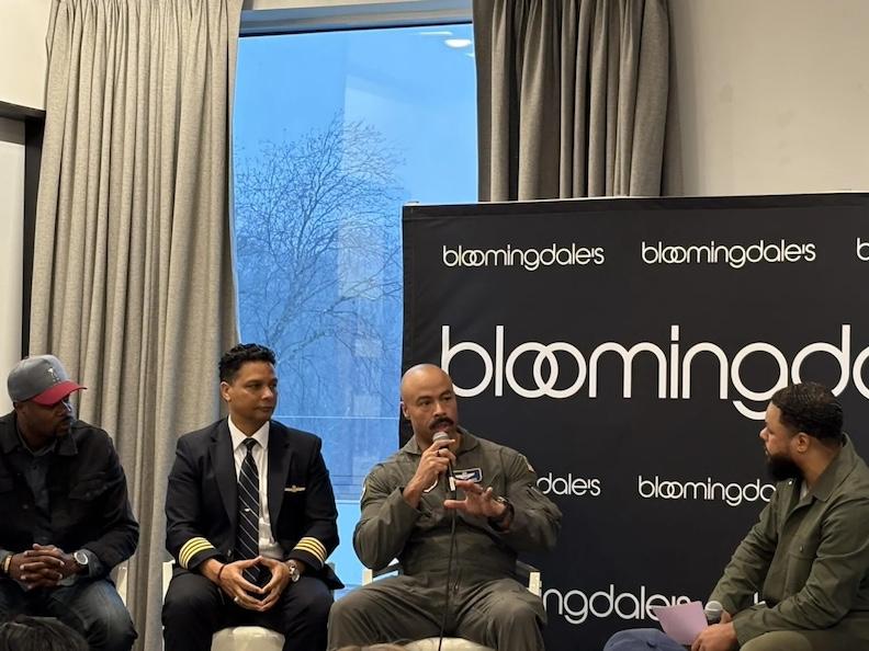 (Left to right) Eric Heyward, Chief Operating Officer at Talley & Twine, Alex Cole, Aaron Jones, and Darryl Bordenave. Photo by Noah Washington/The Atlanta Voice