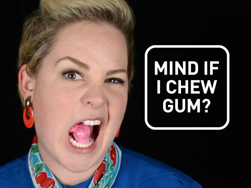 Does the sound of gum-chewing make you cringe? Find out why you may not be alone with Sound Uncovered. (Credit: Sound Uncovered)