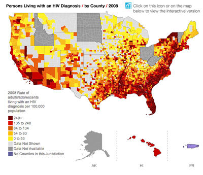 Map Shows HIV Poverty Link | Georgia Public Broadcasting