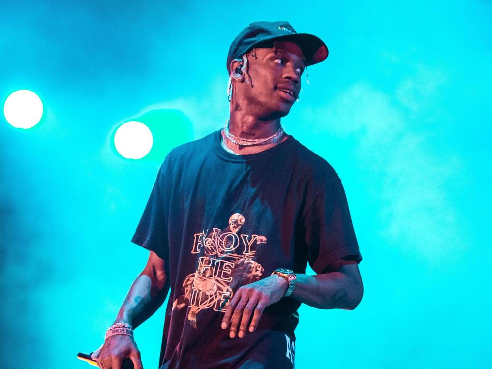 Travis Scott performs in Austin, Texas, in October 2018. Scott was arrested on Thursday for drunken intoxication at the Miami Beach Marina.