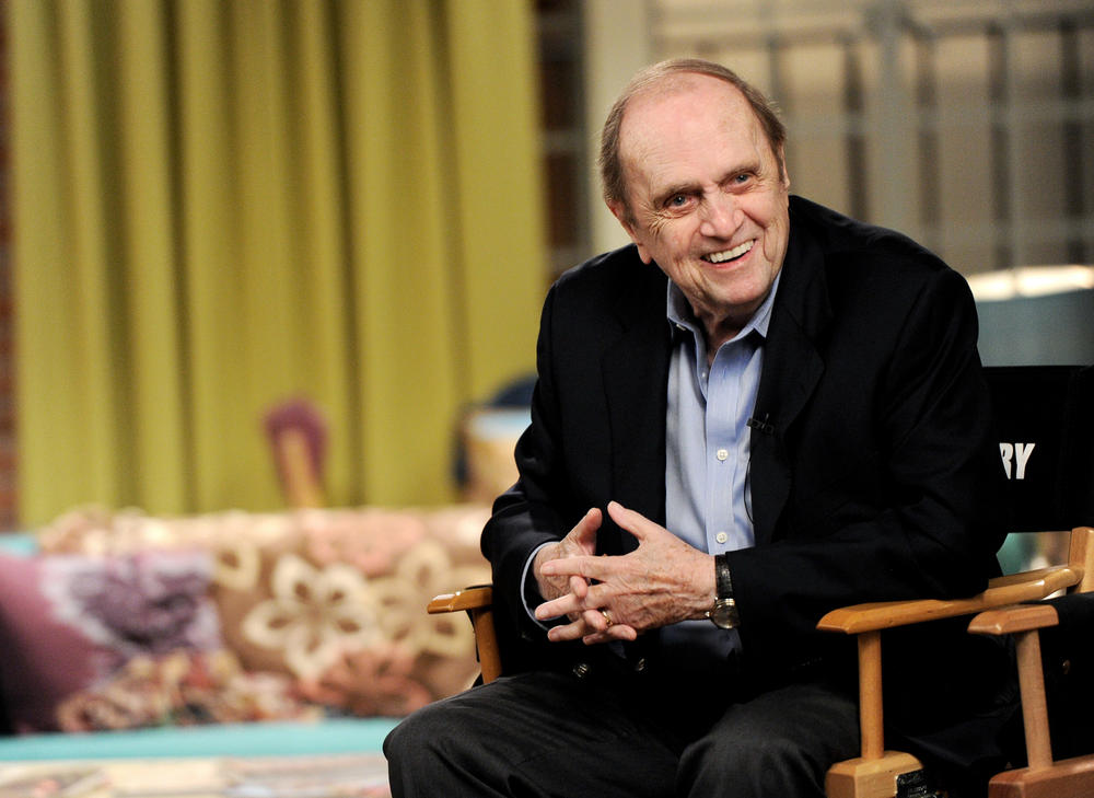 Bob Newhart won an Emmy for his performance on <em>The Big Bang Theory. </em>He's shown above on set in August 2013.