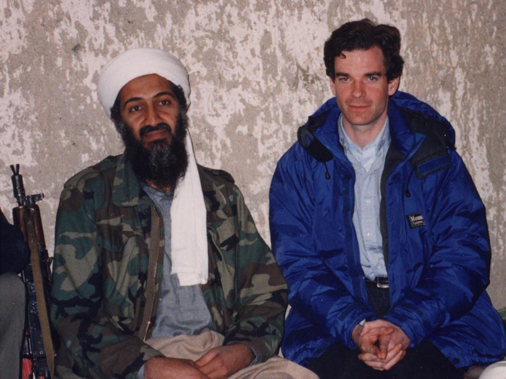 Osama Bin Laden and Peter Bergen