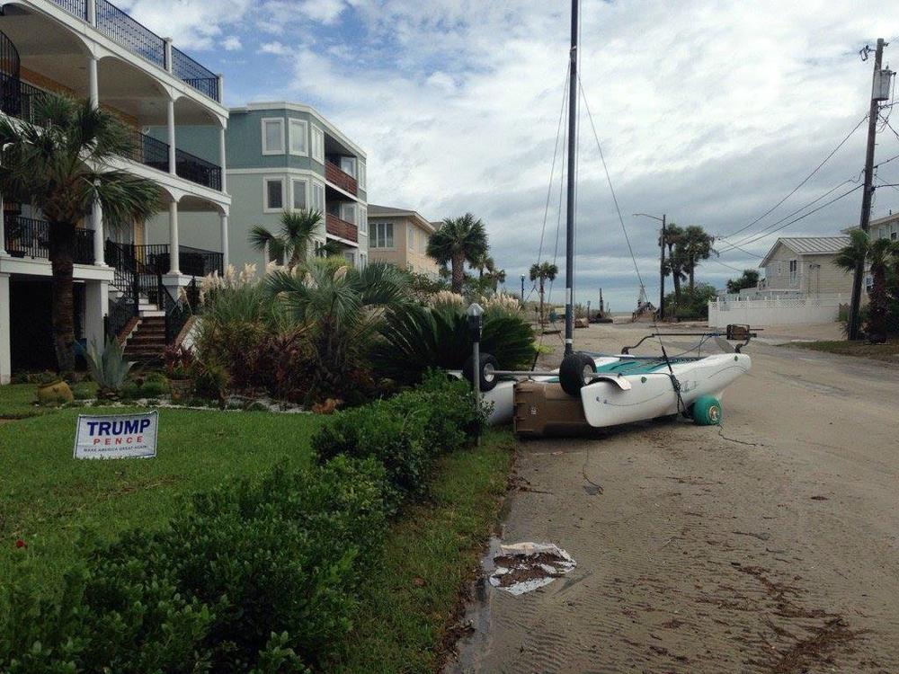 The cleanup cost of Hurricane Matthew on Tybee Island is about $3 million.