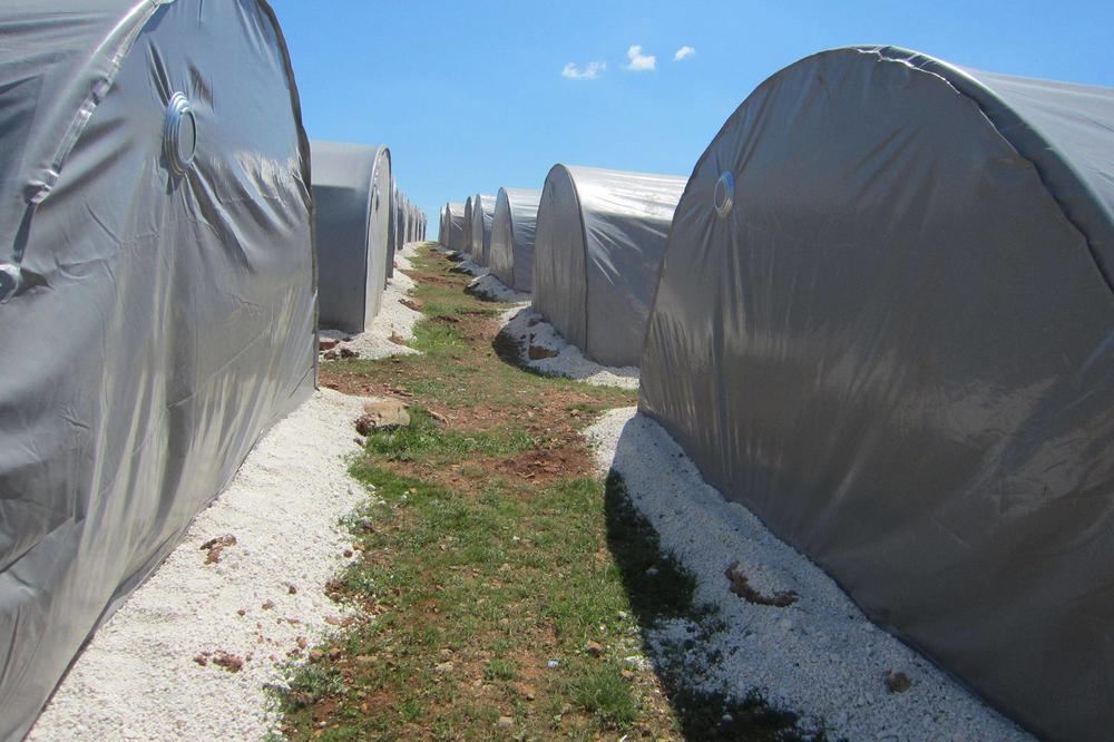 Refugee camp for Syrian refugees.