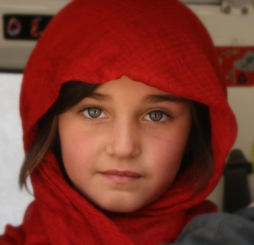Young girl in Kobani, Syria.