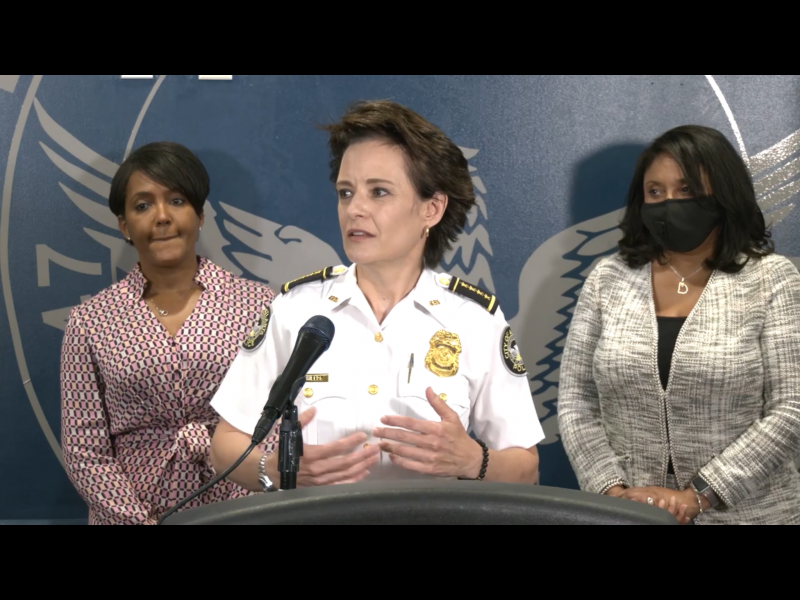 Atlanta Police Chief Erika Shields resigns following the shooting death of a black man at fast-food restaurant.