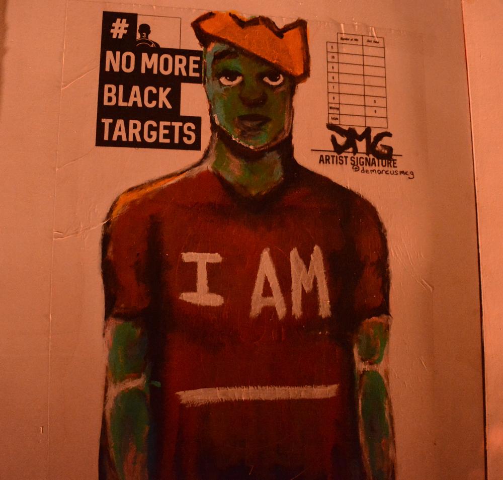 Artwork on display at AfroPunk in Atlanta