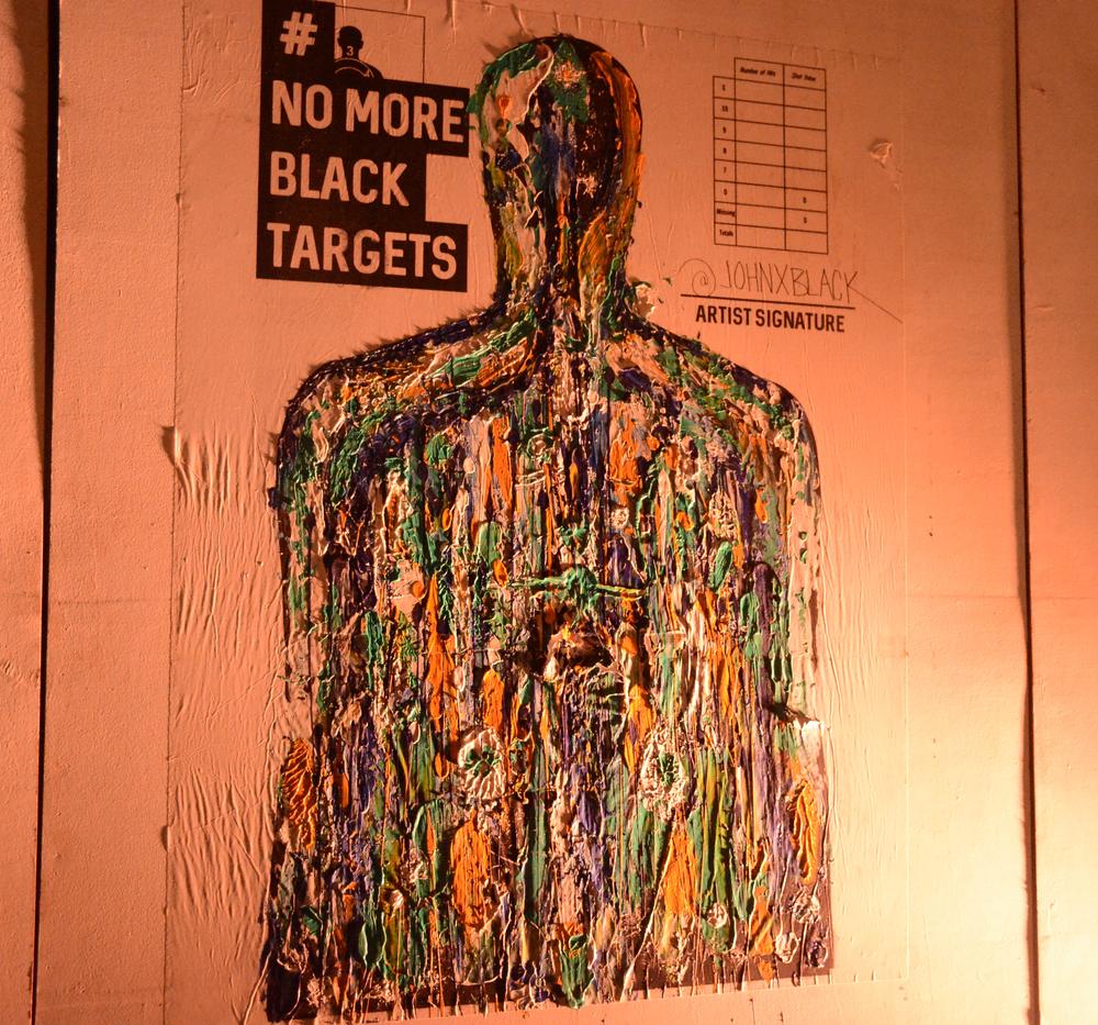 Artwork on display at AfroPunk in Atlanta