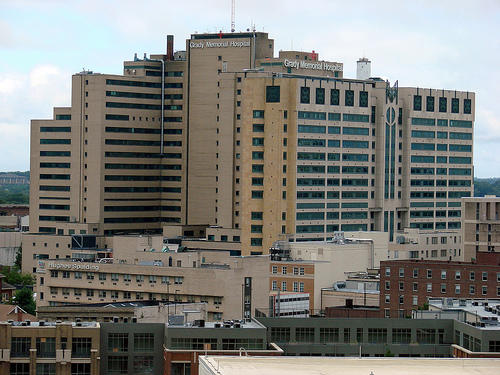 Grady Memorial Hospital in Downtown Atlanta.
