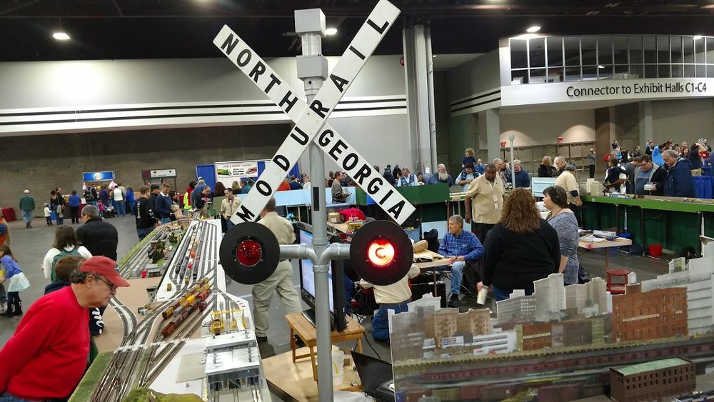 Lovers of model trains gather at the Georgia World Congress Center in Atlanta on Jan. 8, 2017.