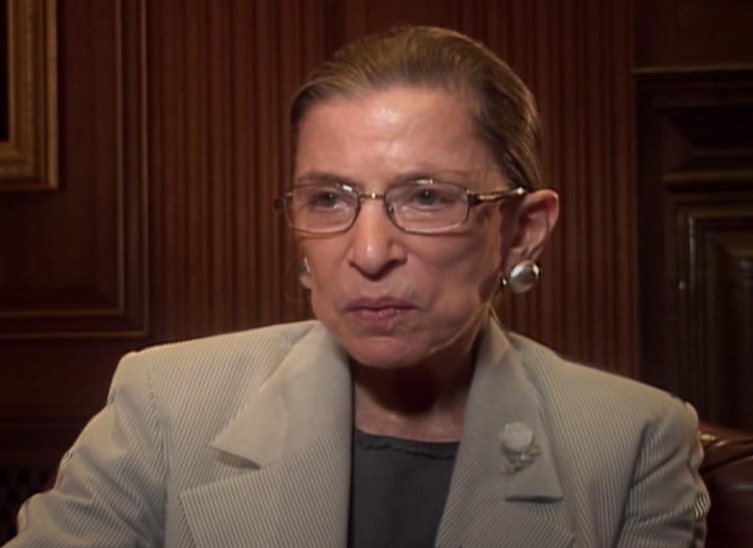 U.S. Supreme Court Justice Ruth Bader Ginsburg in a scene from the documentary 