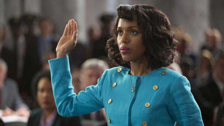 Kerry Washington stars as Anita Hill in the HBO movie, Confirmation. It is showing this year at the Atlanta Film Festival.