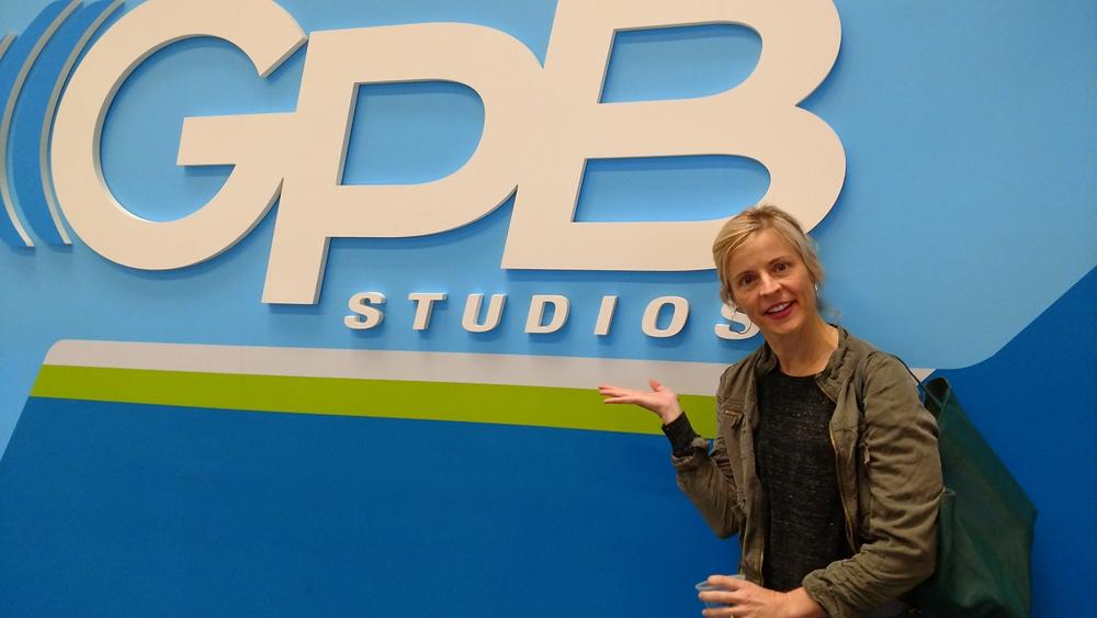 Comedian Maria Bamford in GPB's Atlanta studio.