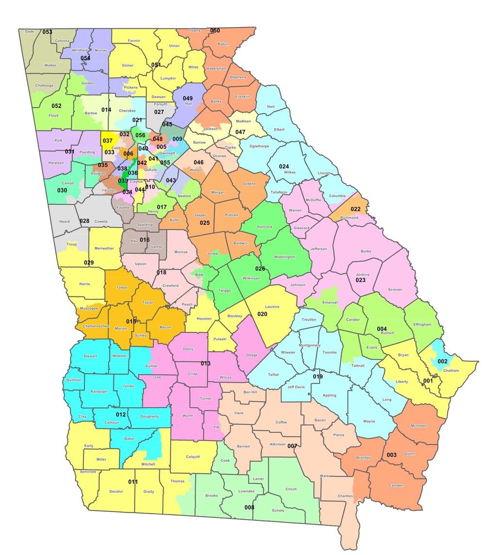 Georgia State Senate Districts