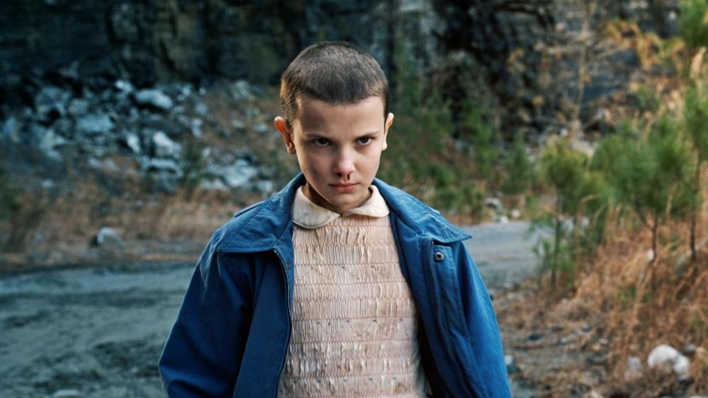 'Stranger Things' star Millie Bobby Brown during the first season of the show. The second season of the popular Netflix show is currently under production in Atlanta.