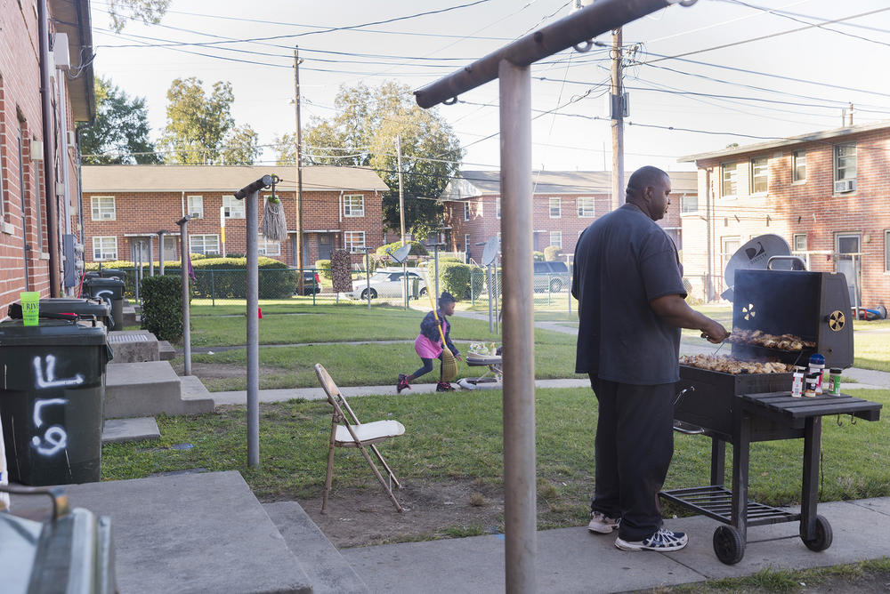An afternoon in October, 2015 in the Tindall Heights public housing project in Macon, Ga.