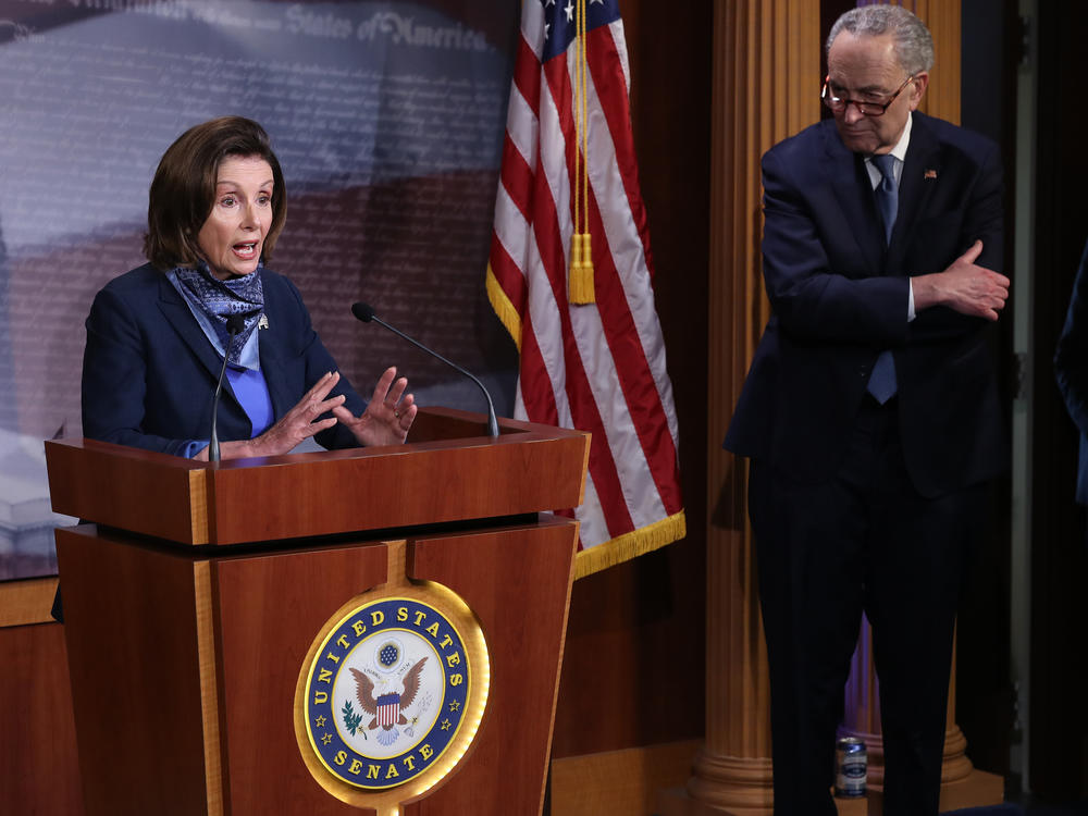 House Speaker Nancy Pelosi and Senate minority leader Chuck Schumer have sent FBI Director Chris Wray a letter asking for a briefing about alleged foreign interference efforts in this year's election.