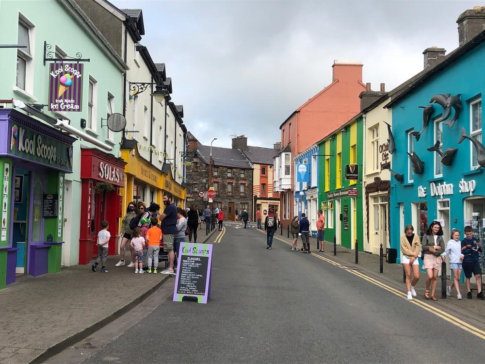 A street in Dingle, Ireland.