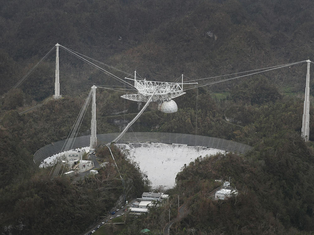 Puerto Rico's Arecibo Radio Telescope Damaged By Falling Cable ...