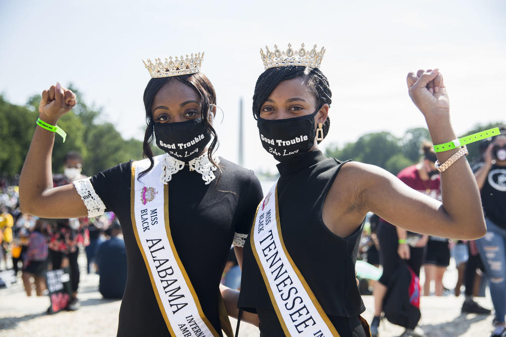 Left, Kaitlin Bryant is Miss Black Alabama International Ambassador 2020- 23-years-old. Right, Bryhana Johnson is Miss Black Tennessee International Ambassador 2020, 26-years-old.