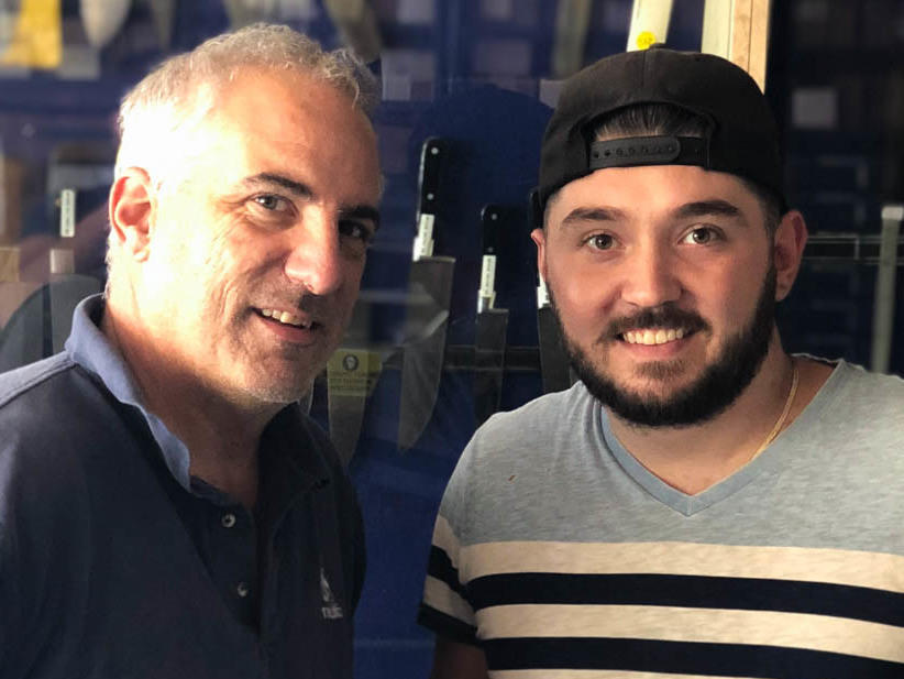 During a StoryCorps interview last week, Joe Bianco, left, and his son Peter, reflected on their craft — one that's been honed in their Brooklyn tool shop for three generations.
