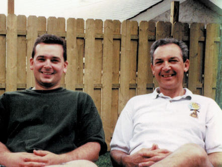 Left to right: Albert Petrocelli Jr., Mark Petrocelli and Albert Petrocelli Sr., on Father's Day in 1989, at Mark's home in New York.