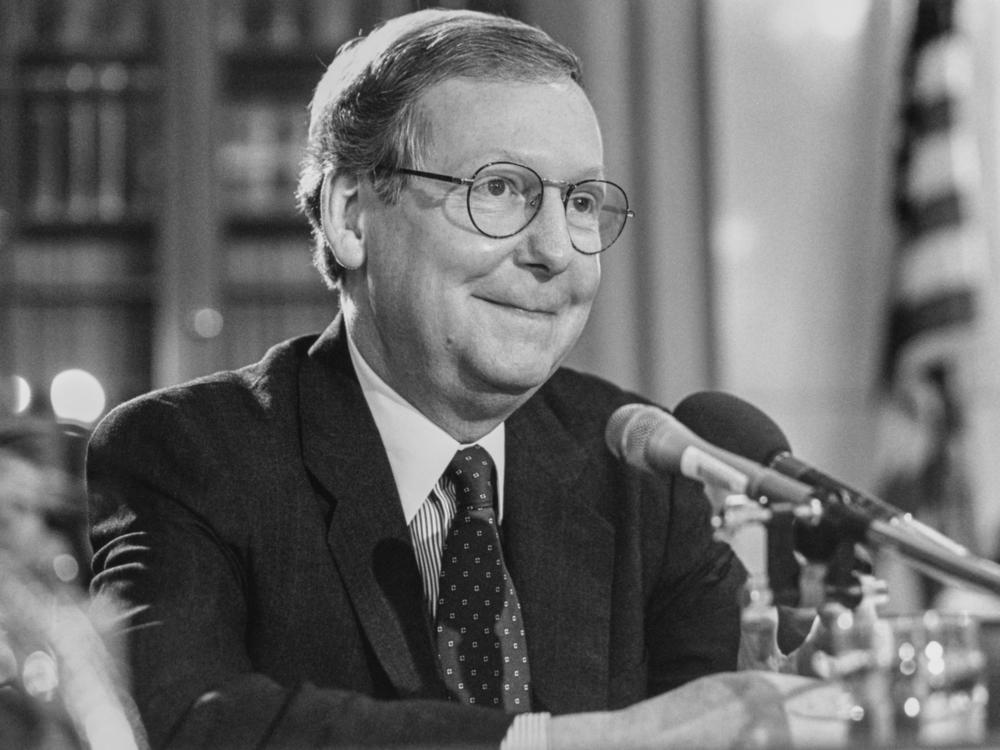 Sen. Mitch McConnell, R-Ky., pictured in May 1997.